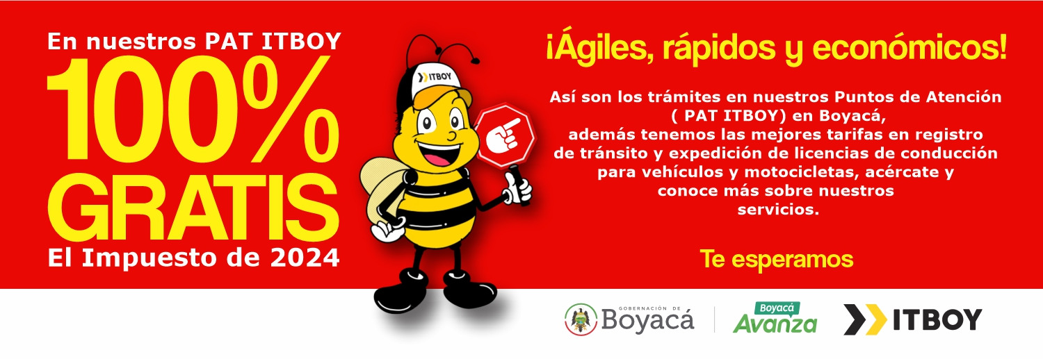 En nuestros PAT ITBOY 100%  GRATIS el impuesto de 2024