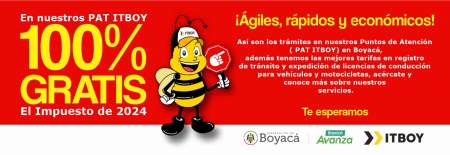En nuestros PAT ITBOY 100%  GRATIS el impuesto de 2024